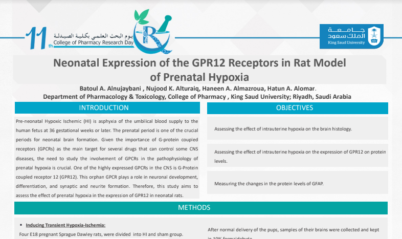 Neonatal Expression of the GPR12 Receptors in Rat Model of Prenatal Hypoxia