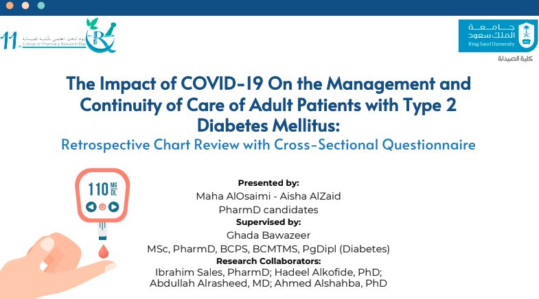 Impact of COVID-19 on the Management and Continuity of Care of Adult Patients with Type 2 Diabetes Mellitus. Retrospective Chart Review with Cross-Sectional Questionnaire.